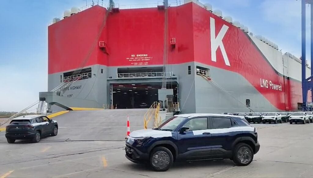 All New 2025 Maruti e Vitara at the port