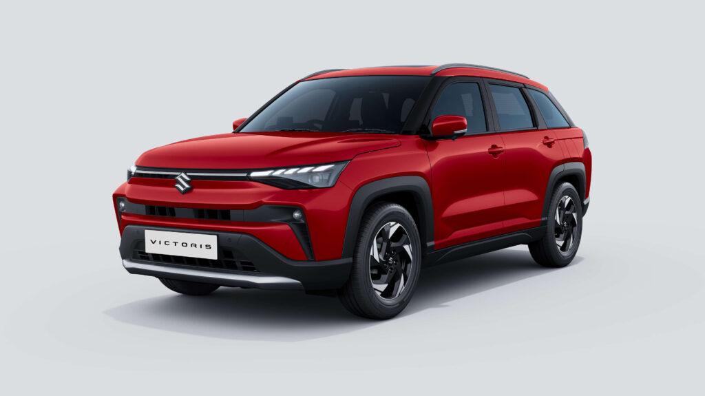 Maruti Victoris in Red Color (Sizzling Red)