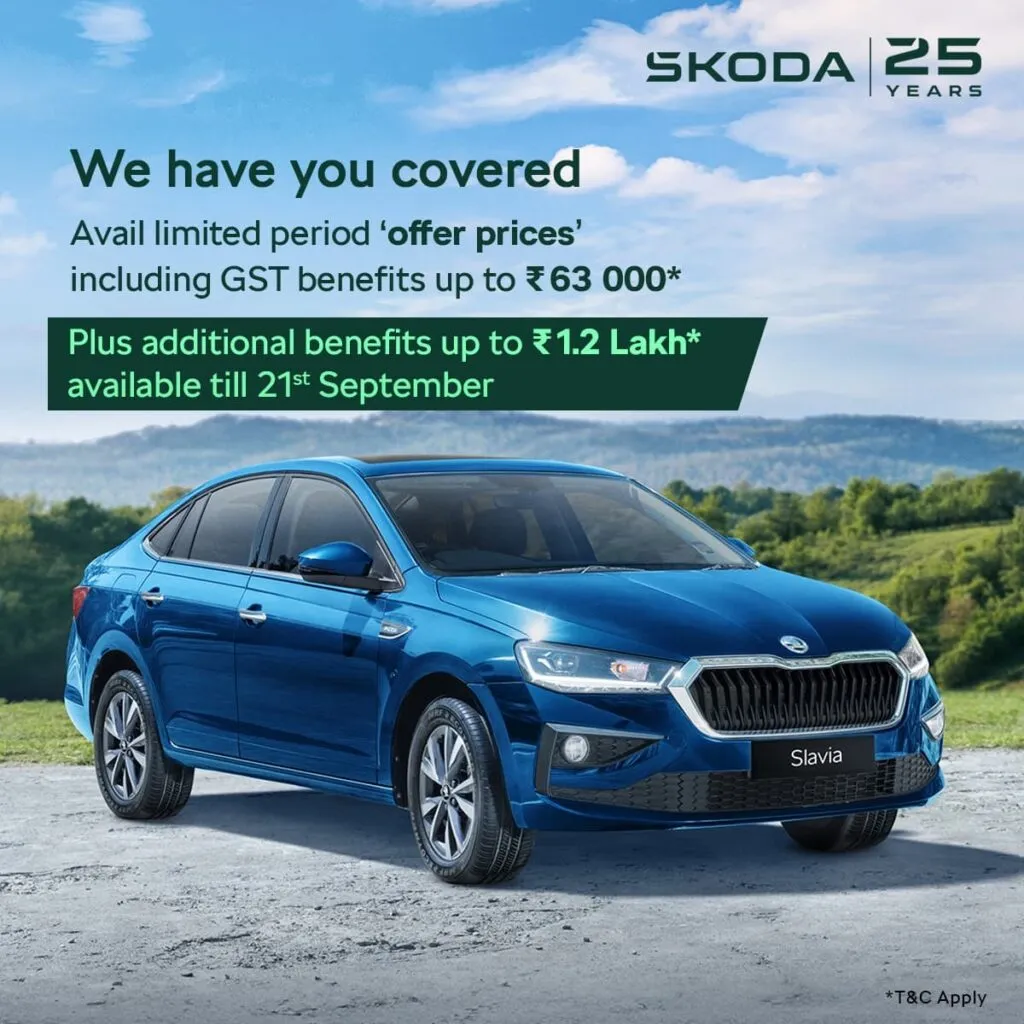 2025 Skoda Slavia Offer Price List GST 2.0