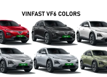 VinFast VF6 Colors - 2025 VF6 SUV ALL Colors VinFast VF 6 Electric Car New Model