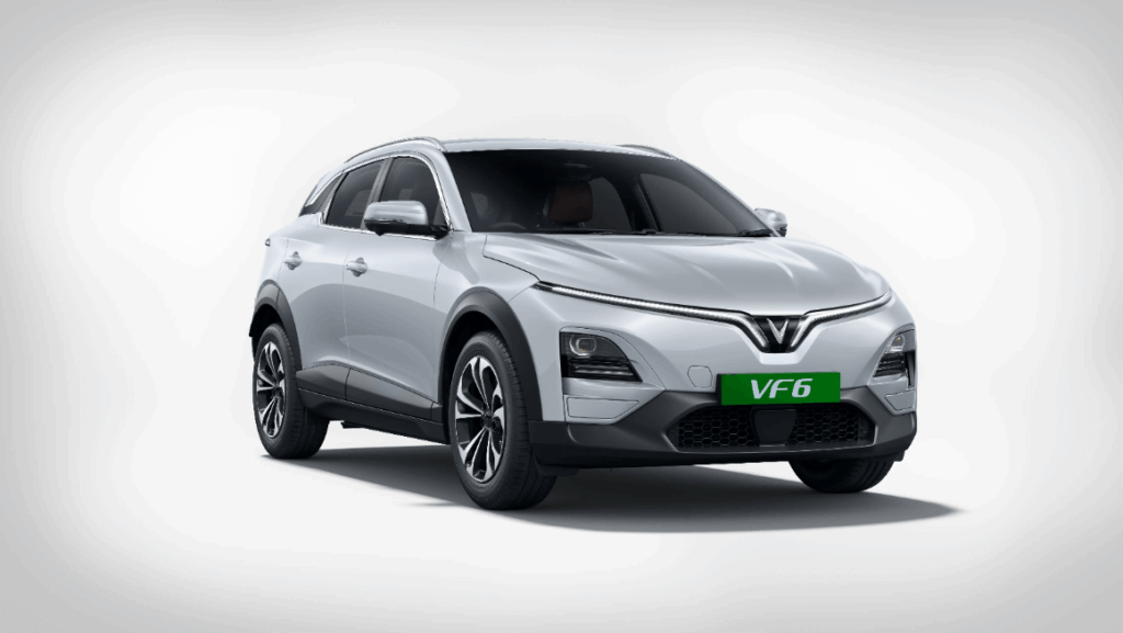All New VinFast VF6 Silver Color (Desat Silver) Electric SUV