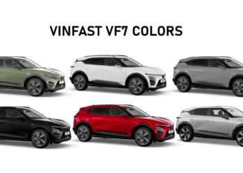VinFast VF7 EV All Colors - 2025 VinFast VF 7 Photos All Colors