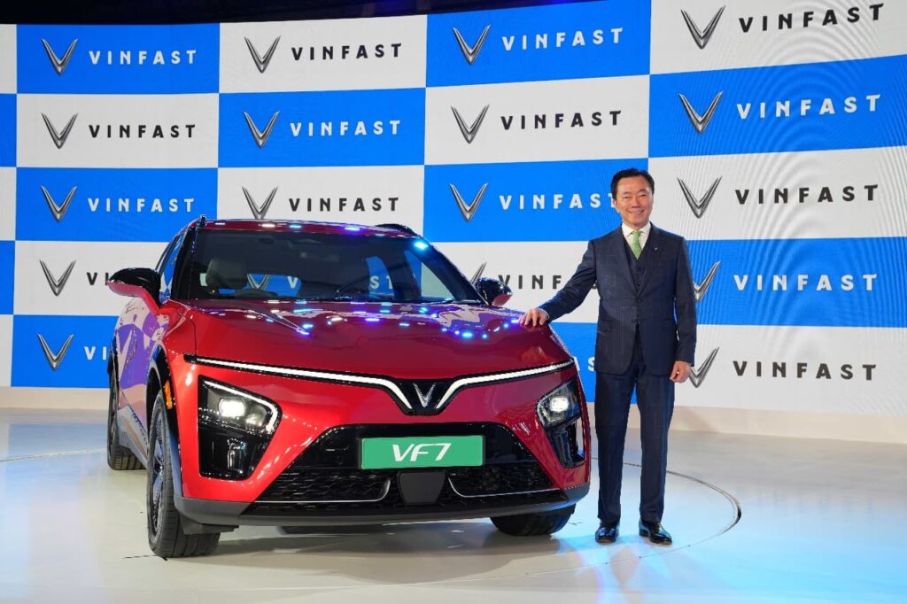 VinFast VF7 Red Color - Official Launch Photo - 6th September 2025