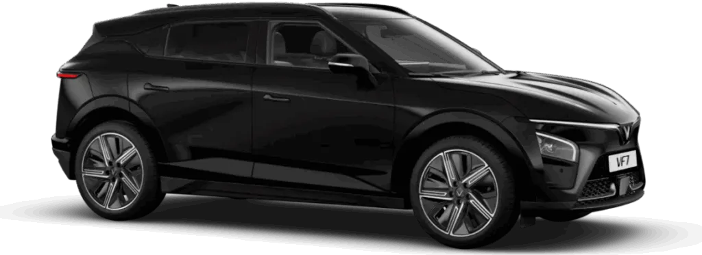 VinFast VF7 Black Color (Jet Black) VinFast VF7 All Black Color Option 2025 Jet Black