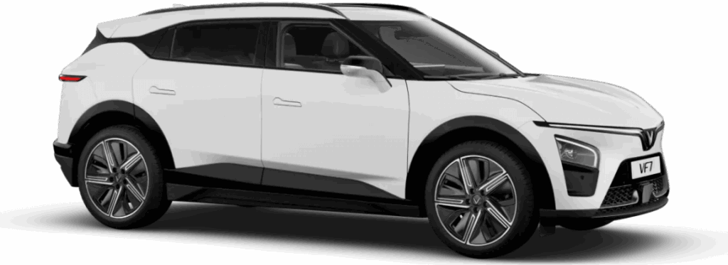 VinFast VF7 White Color (Infinity Blanc) - White Color VinFast VF7 EV
