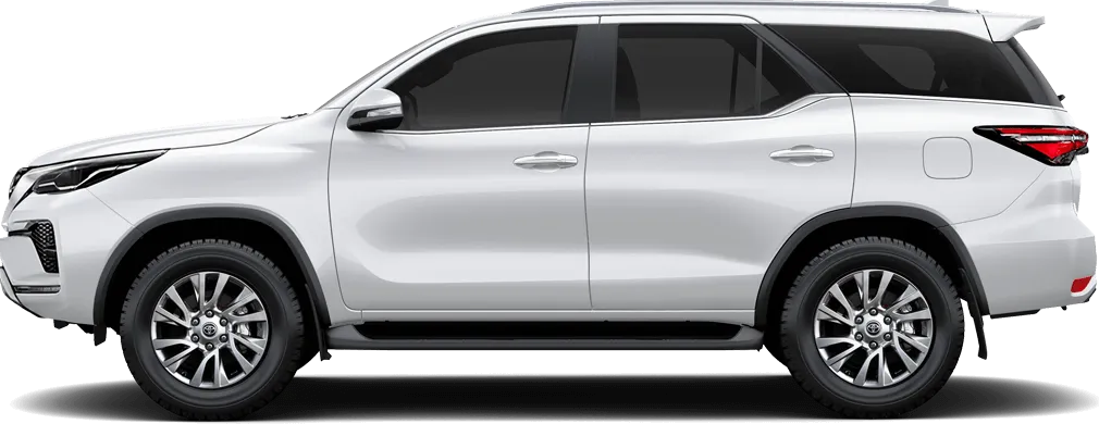 Toyota Fortuner White Pearl Color  (Platinum White Pearl) - 2026 Fortuner White Color