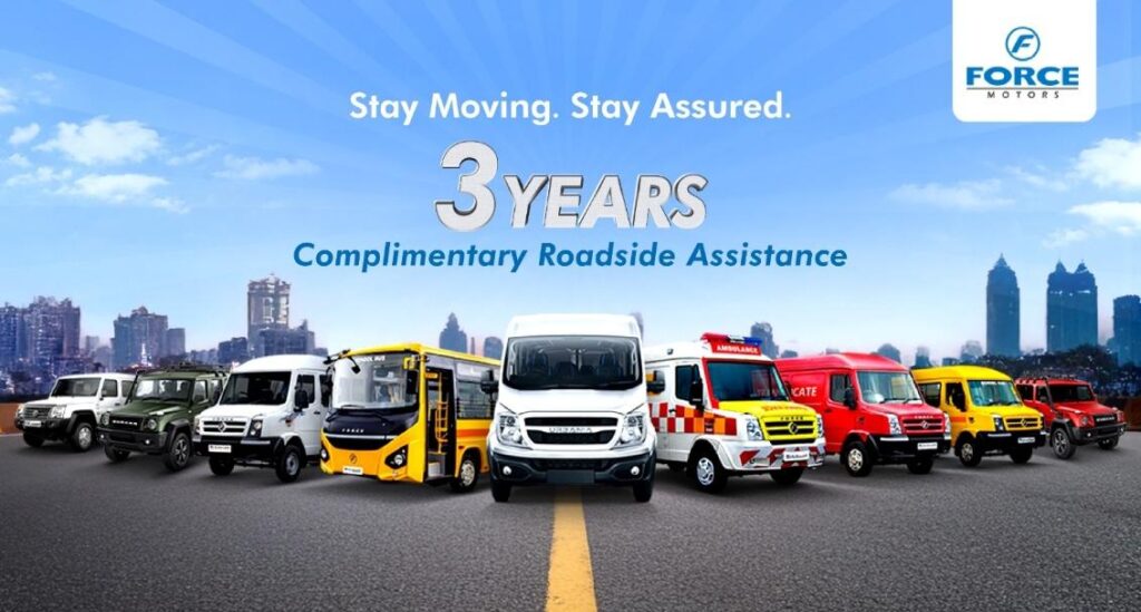Force Motors 3 Year RSA Free