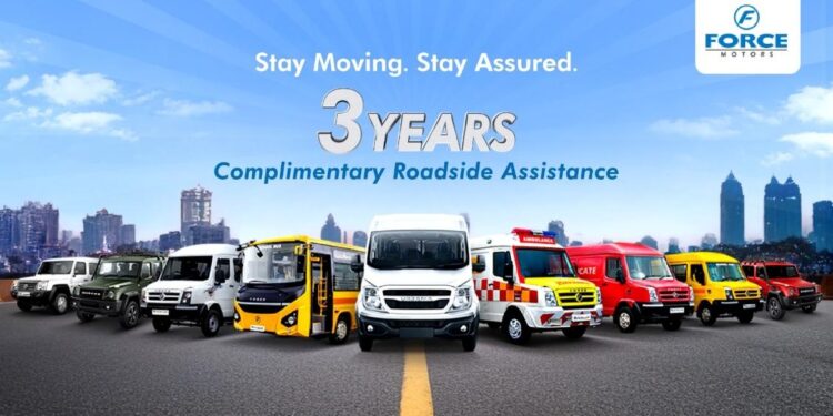 Force Motors 3 Years Free RSA