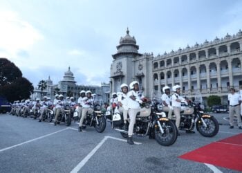 Honda CB350 Karnataka Police QRT Quick Response Team