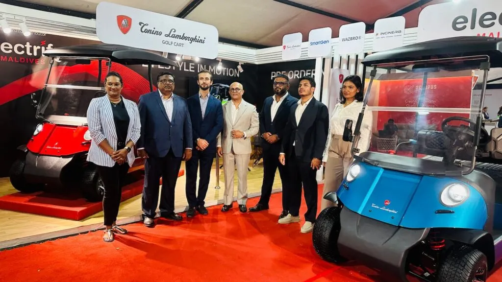 Kinetic Green Tonino Lamborghini Carts Launch in Maldives 