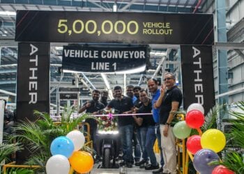 Ather Energy rolls out its 5,00,000th EV from Hosur facility
