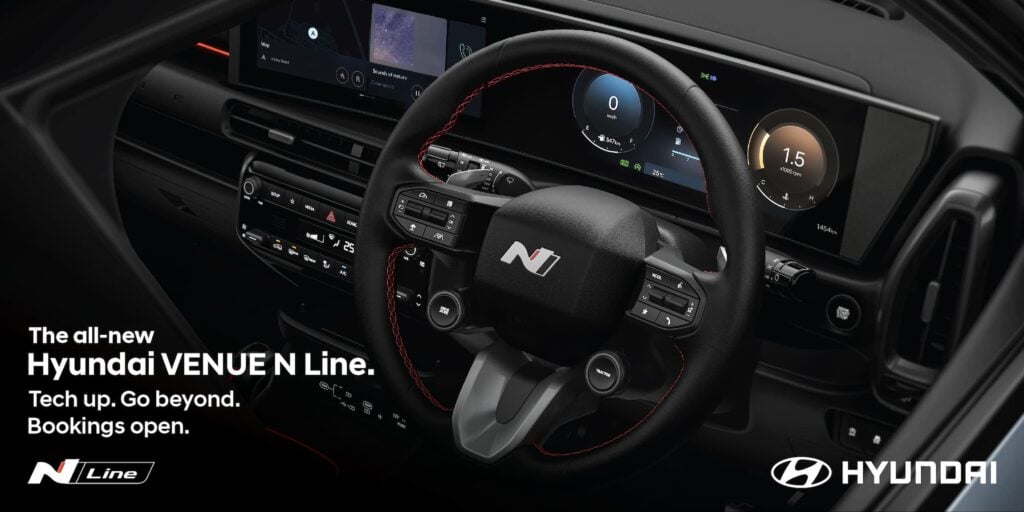 2025 Hyundai Venue N Line Steering Wheel