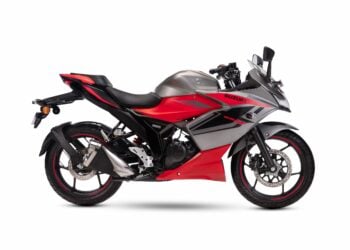 Suzuki Gixxer SF Red Color 2025 Model