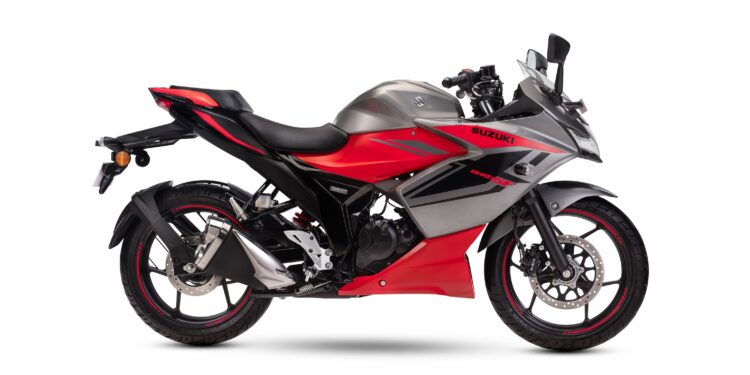 Suzuki Gixxer SF Red Color 2025 Model