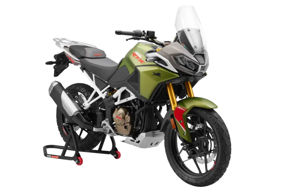 TVS Apache RTX Green Color ( Viper Green)
