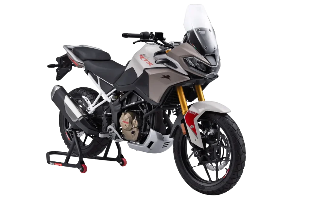 TVS Apache RTX White Color (Pearl White)