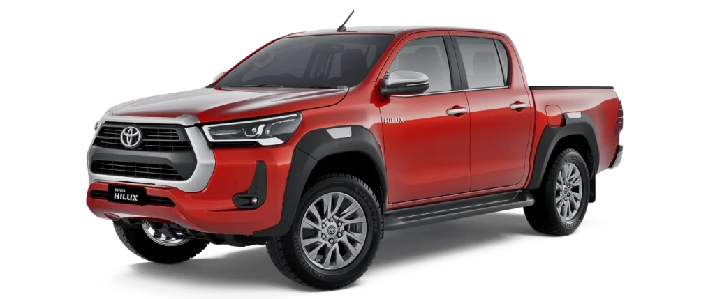 2026 Toyota Hilux Red Color (Emotional Red)