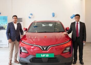 VinFast VF6 Red Color SUV