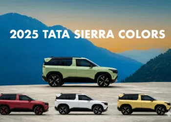 New Tata Sierra All Colors 2025 Model