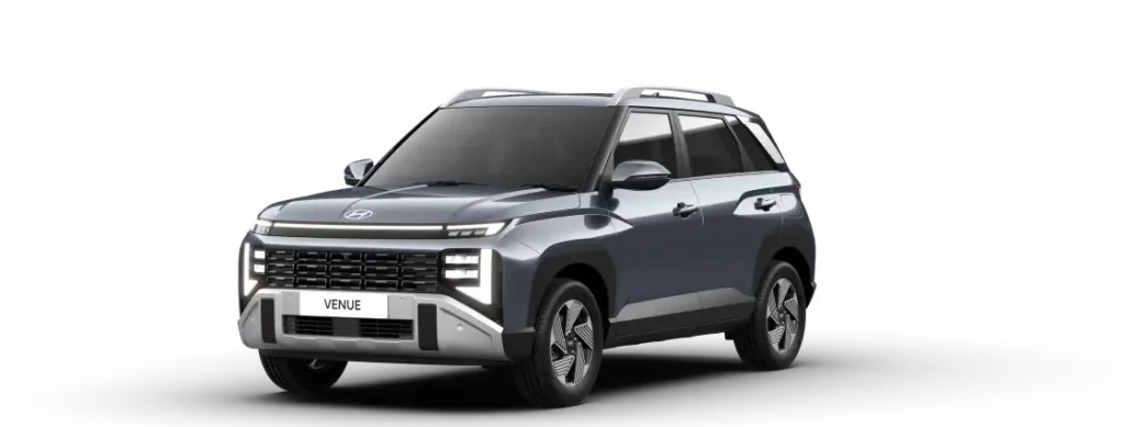 All New 2026 Hyundai Venue Blue Color (Hazel Blue)