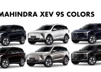Mahindra XEV 9S Colors All Colors New Mahindra XEV 9S Electric SUV