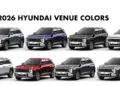 New Venue 2026 model all colors Hyundai Venue new model color options