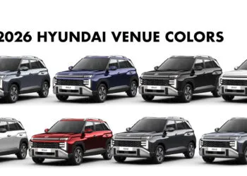 New Venue 2026 model all colors Hyundai Venue new model color options