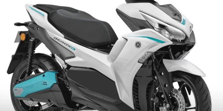 New Yamaha Aerox E Electric Scooter Images and Details