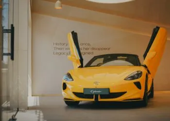 MG Cyberter Waiting Period 4 months. MG Cyberster Sportscar in Yellow Car