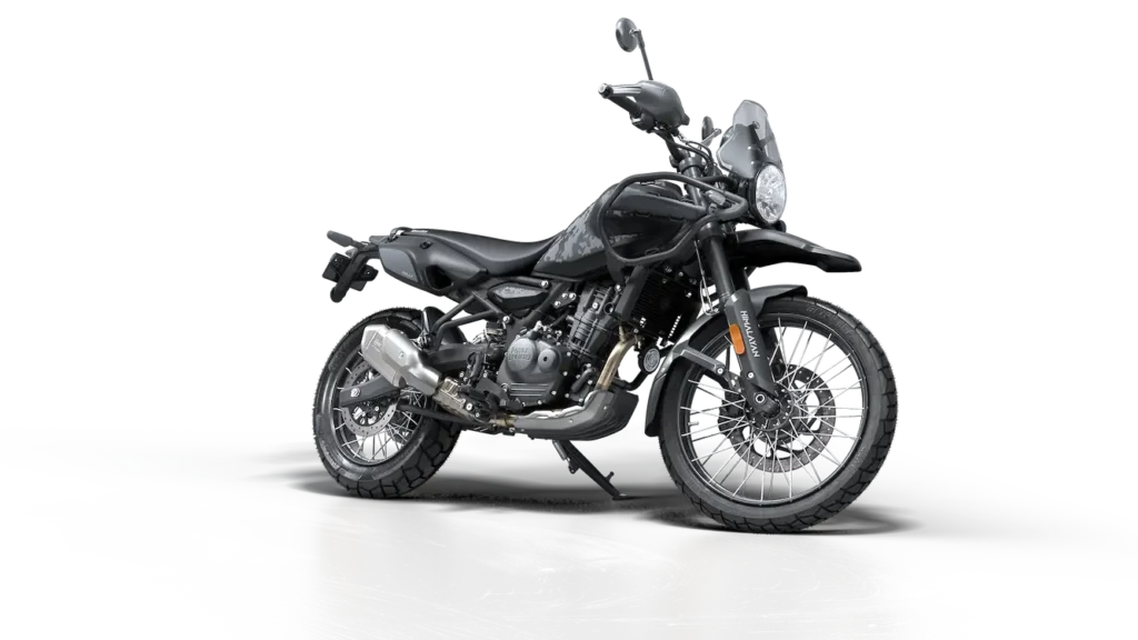 2025 Himalayan 450 Images Mana Black Mud Gaurd, Front View