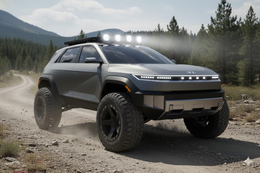 Hyundai Crater SUV Rendering of Extreme Off-road SUV