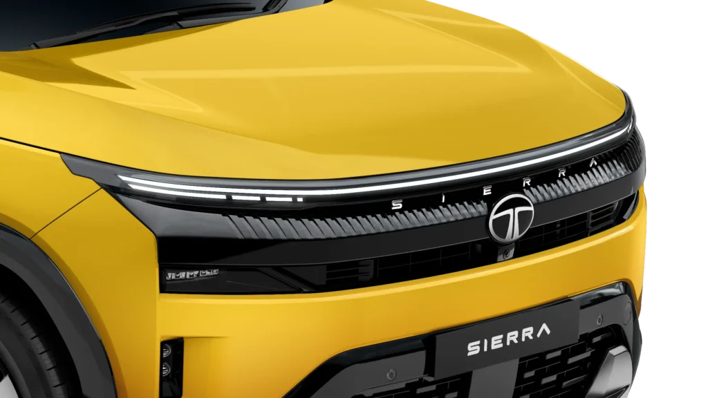 2025 Tata Sierra Front DRLs