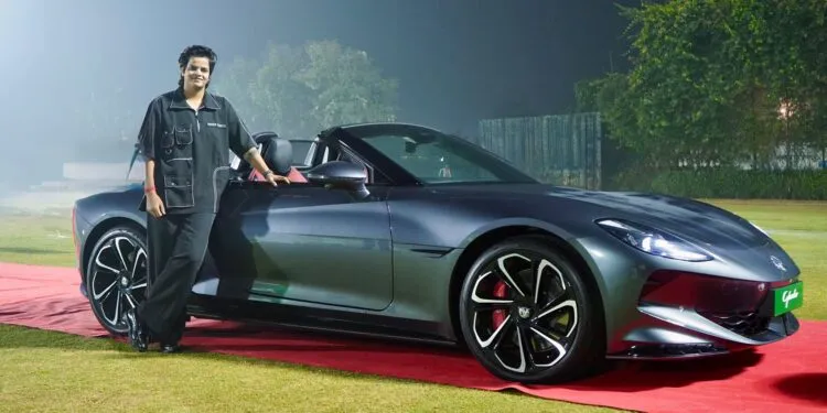 MG Cyberster Delivery Shafali Verma