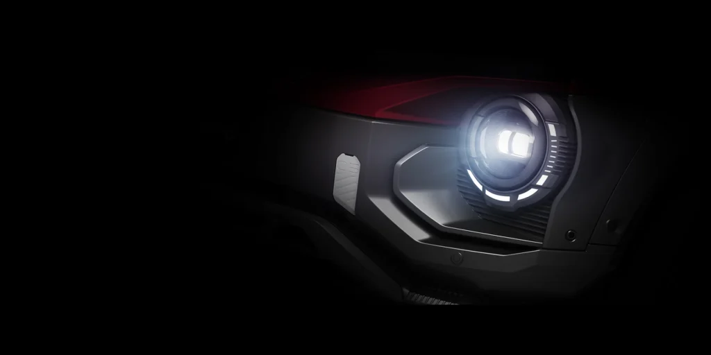 Formula E Edition Mahindra BE 6 Headlights
