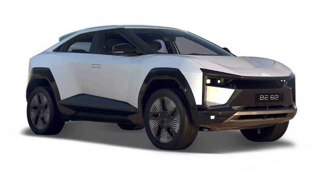 Mahindra BE 6 White Satin Color ( Everest White Satin)