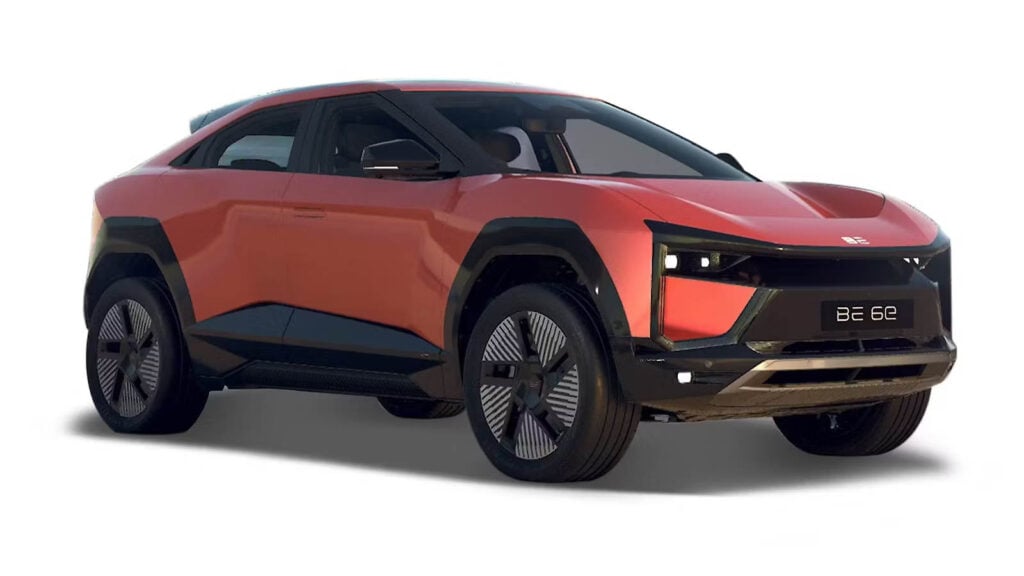 Mahindra BE 6 Orange Color (Firestorm Orange)