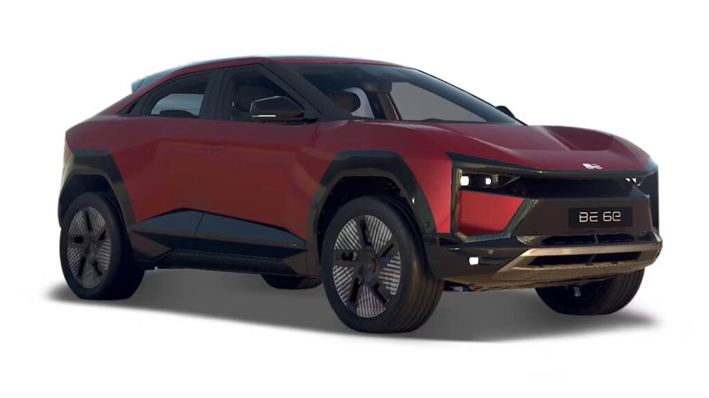 Mahindra BE 6 Red Color (Tango Red)