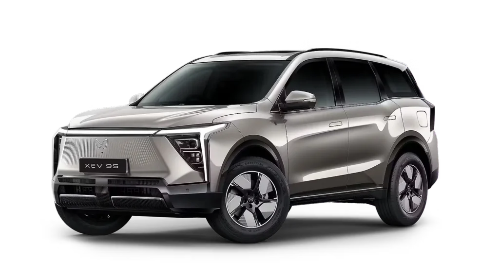 Mahindra XEV 9S Desert Myst Color - New XEV 9S Gold / Beige Color 