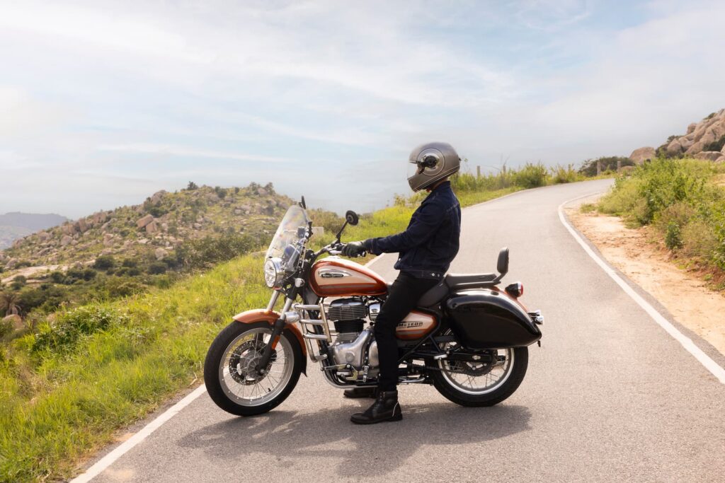 All new Meteor 350 Sundowner Orange Images