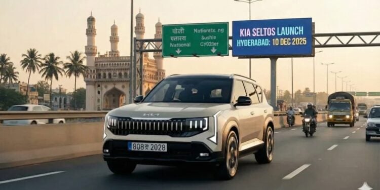 2026 Kia Seltos Launch 10 December 2025 Hyderabad