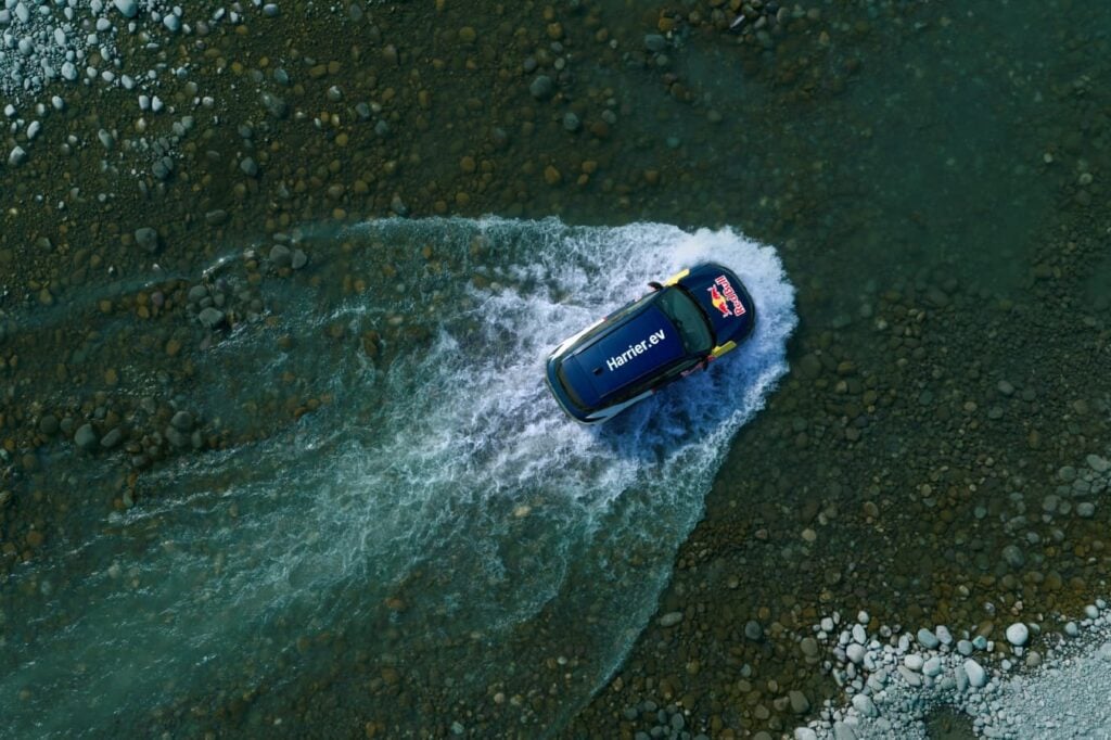 Tata Harrier.ev and Redbull collab