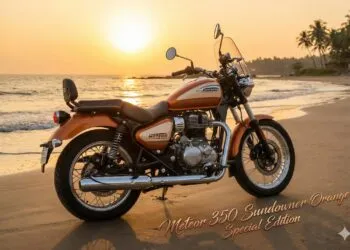 All New Royal Enfield Meteor 350 Sundowner Orange Special Edition Price
