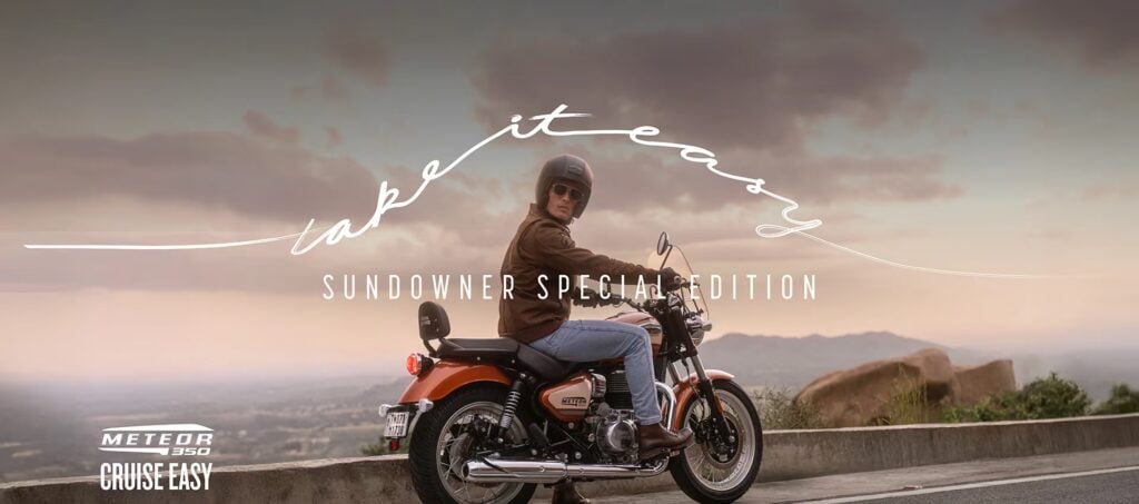 All new Meteor 350 Sundowner Orange Special Edition Launched New 2026 Meteor by Royal Enfield