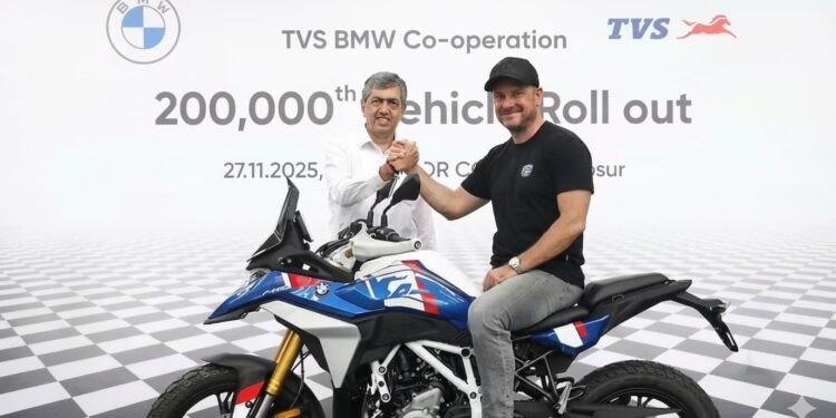 TVS BMW Production Milestone 2 lakh units