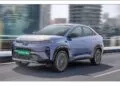 Tata Curvv.ev Executive Features Blue Color Photos