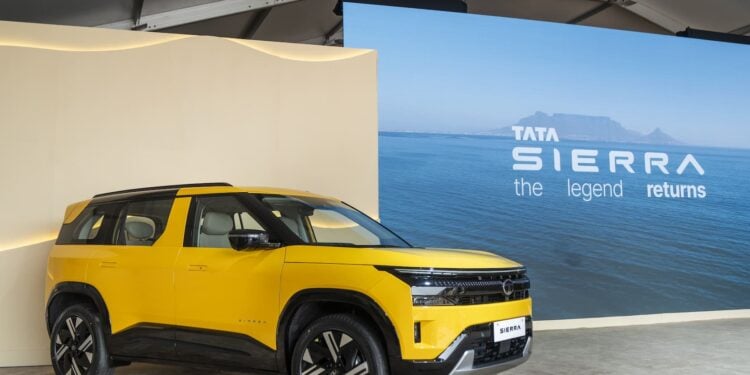 Tata Sierra 2025 during Brand Day