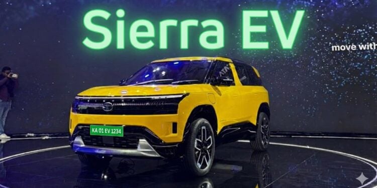 Tata Sierra EV launch in India Launch Date