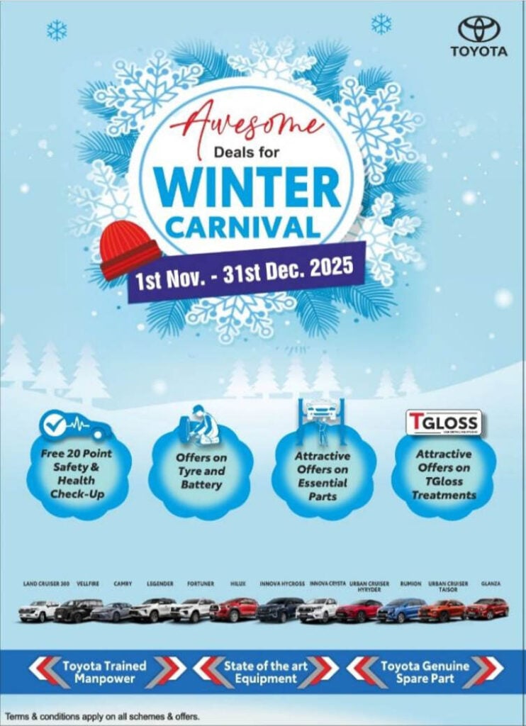 Toyota Winter Carnival Service Dates and Locations