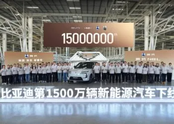 15 Millionth Electric Vehicle by BYD - Milestone