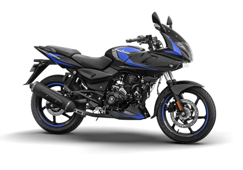 2026 Bajaj Pulsar 220F Blue Color Option Ink Blue Color New Pulsar 220F 2026 model